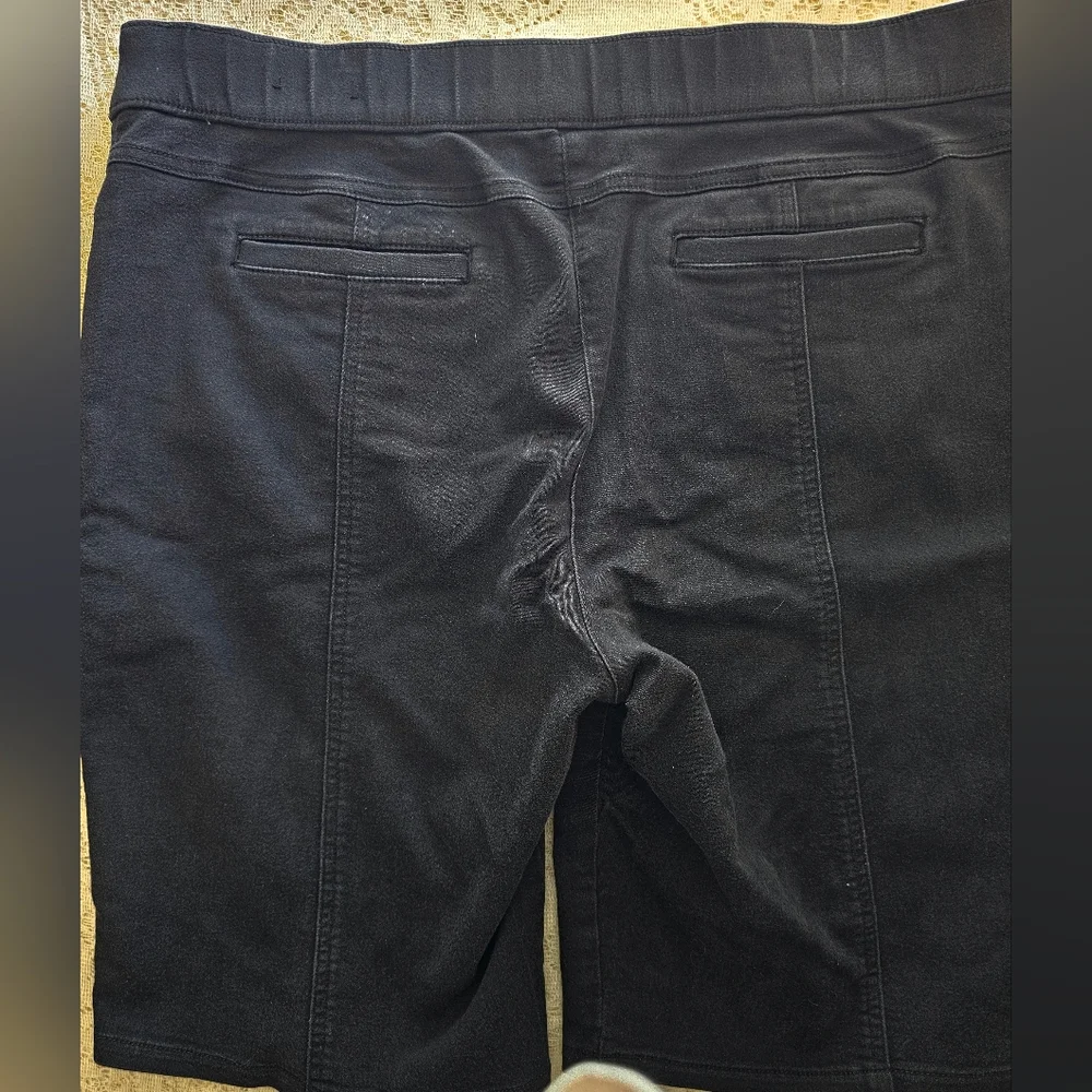 Kim Rogers Women's Black Pull Up Shorts Size 14